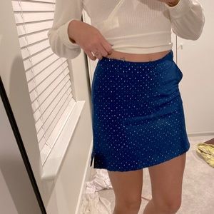 Starry night water resistant skirt with shorts